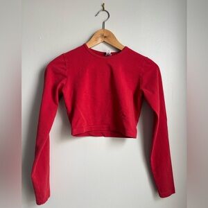 Los Angeles apparel cropped spandex top